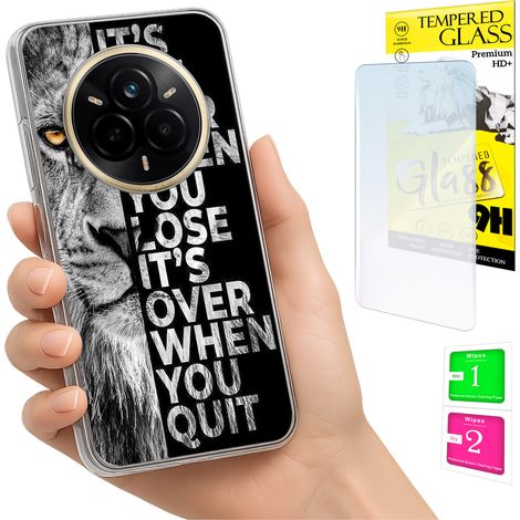 Custodia per Realme 14 Pro 5G con cover fotografica e vetro temperato 9H. (1/5)