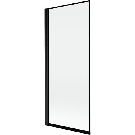 Mexen Mist paratia doccia 1 anta sinistra 80 x 150 cm, cornice nera, nero - 8A9-080-001-70-70-L (1/4)