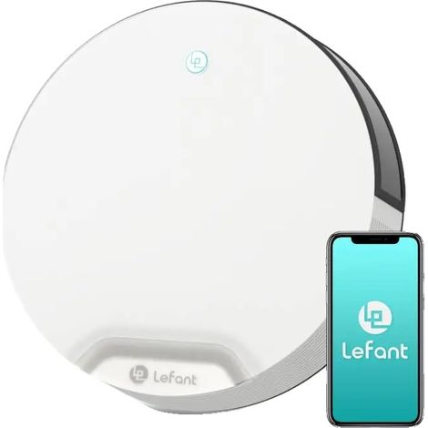 Aspirateur Robot, Puissance d'Aspiration de 4500Pa, 165 Minutes d'Autonomie, Capacité du Bac à Poussière de 560 ml, Compatible avec Alexa et Google Home, Dimensions 383,5 x 115 x 330 mm (1/5)
