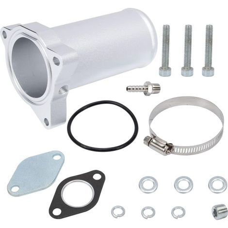 Kit Vanne EGR, Tuyau de Vanne pour Suppression EGR 1.9 TDI 130/160 CV Diesel Argent (1/5)