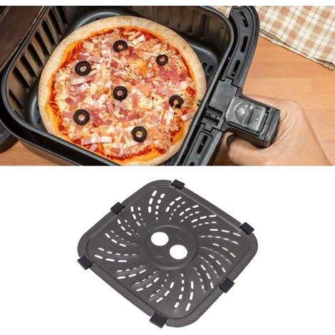 Rejilla de repuesto PowerXL para parrilla – Cesta antiadherente de acero inoxidable – Compatible con parrillas para freidoras de 6 y 8 cuartos – 19,8 x 19,5 cm (1/5)