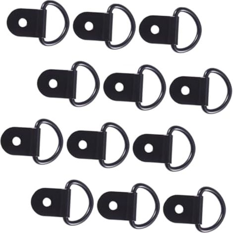 Support pour Cadre Photo Noir en Fer 30 Pièces, Cintres à Anneaux Robustes Suspendre de Cadres et Affiches, Accessoires Indispensables pour Projets en Bois (1/5)