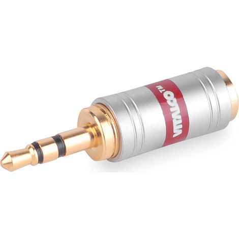 ADAPTADOR DE CONECTOR ESTÉREO JACK 3.5 - MICROJACK 2.5 VITALCO (P1) (1/4)