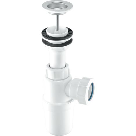 McAlpine AA10W 75mm Water Seal Adjustable Inlet Basin Trap with 1¼" Multifit Outlet (1/2)
