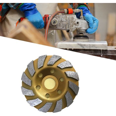 100-mm-Schleifscheibe aus hochfestem Stahl, industrielle Metallbearbeitung, Schleifscheibe für Marmor, Stein und Beton (1/5)