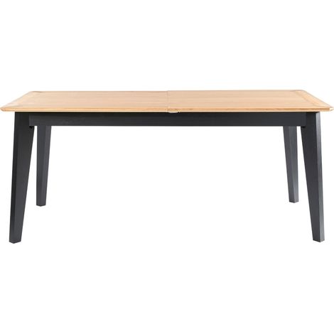 Table à manger rectangulaire extensible en chêne L180/260 - JOYCE (1/5)