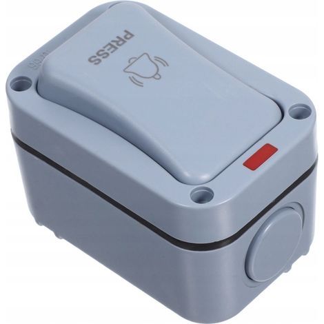 Bouton de sonnette extérieur étanche et sans contact avec voyant LED pour usage domestique (1/4)