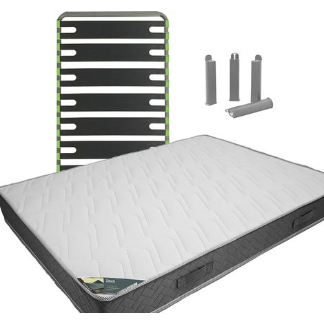 JAVA - Pack matelas + AltoSenso 90x190 + Pieds (1/5)
