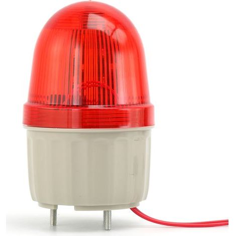 Industrielle Warnleuchte, rotes LED-Blitzlicht, hohe Helligkeit, energiesparend, stoßfest