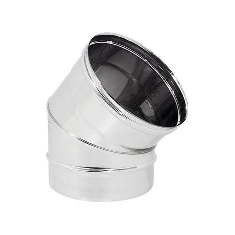 GOMITI INOX 45° CM. 10