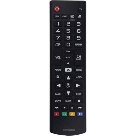 Mando A Distancia Para Televisor - LCD Inalámbrico - LED Inteligente - Función Multifunción - Compatible Con TV Digital - 1 Unidad (1/5)