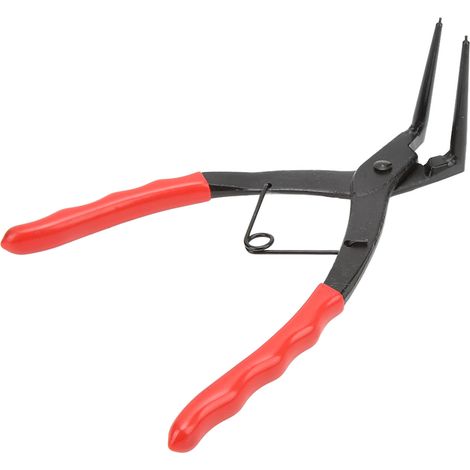 Pince à bec long coudé à 90°, pince à circlips cylindrique en acier inoxydable, type universel, convient aux voitures, camions et motos. (1/5)