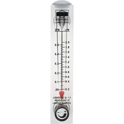 Débitmètre, débitmètre de liquide compact lumière intuitive pour mesurer le débit du milieu (1/5)