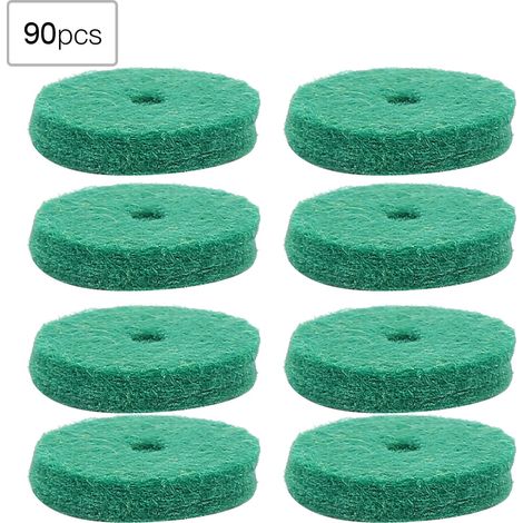 90 pastilles feutre piano 22mm, rondelles équilibre clavier, pièces réparation, lot de 90, vert (1/5)