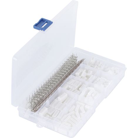 Kit 560 pièces connecteurs électriques, boîtiers mâles et femelles, bloc terminal, adaptateur câble, prise blanche pour voiture (1/5)
