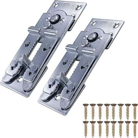 Lot de 2 Connecteurs de Fixation pour Canapé Meuble Remplaçants (1/4)