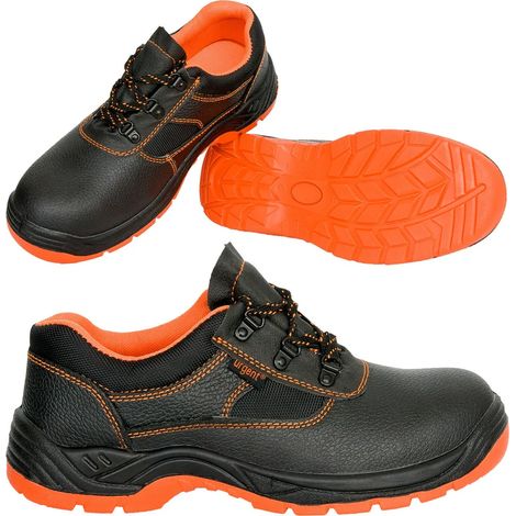 URGENT Chaussures de travail, chaussures de chantier basses 201 S1, chaussures de sécurité à embout en acier, pointure 46 (1/5)