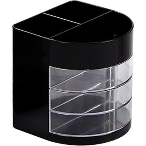 UlisemOrganiseur de bureau multifonction en plastique avec 3 tiroirs amovibles, pour bureau, maison, école, salle de classe, (1/4)