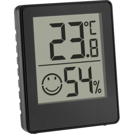 TFA DOSTMANN DIGITALES THERMO-HYGROMETER THERMO-HYGROMÈTRE NOIR 30.5039.01.03 (1/5)