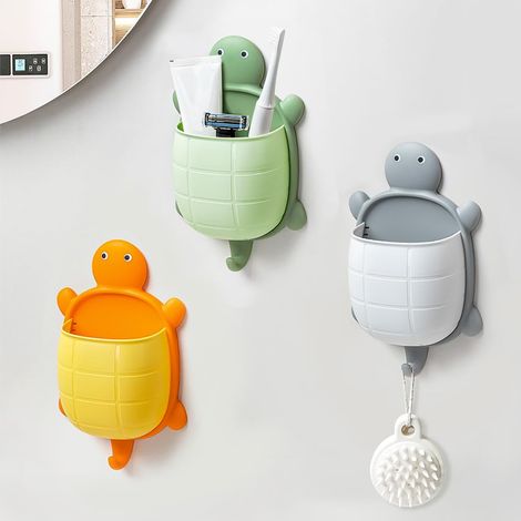 2 pièces - Étagère Tortue - Outil de maquillage Organisateur Dortoir Salle de bain Brosse à dents Côté lit Cellulaire Coffret de (1/5)