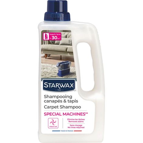 Shampooing canapés & tapis - Spécial machines 1L STARWAX