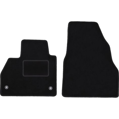 Tapis avant noirs pour : Renault Kangoo II combivan (2007-)