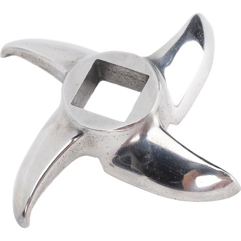 Lama affilata per tritacarne, coltello di ricambio in acciaio inossidabile per tritacarne, risultati rapidi, precisi e costanti, compatibile con varie marche. (1/5)