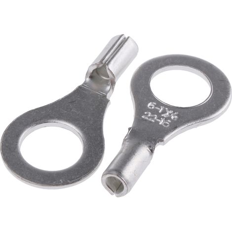 Cosses à œillet RS PRO, Non-isolé, 1.5mm², M6, 11.6mm
