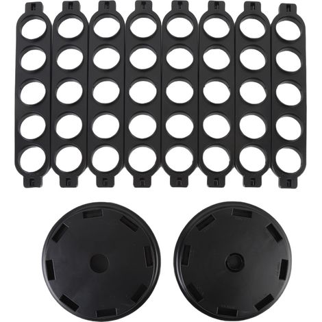 Organisateur à capsules café 360° rotatif Support rangement 40 dosettes ABS robuste design moderne élégant pour cuisine bureau (1/5)