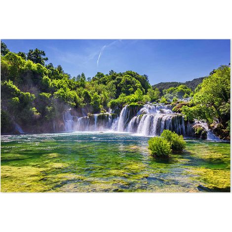 Affiche Les chutes d'eau de Skradin - 60x40cm - made in France (1/5)