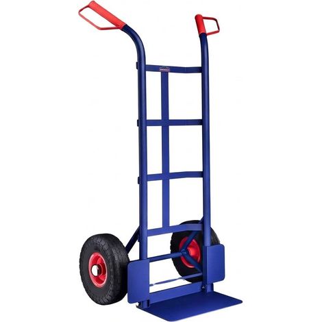 DASCK - Brouette Pliable avec Roues Pneumatiques Plateforme Renforcée, Charge Maximale 200 kg (1/5)