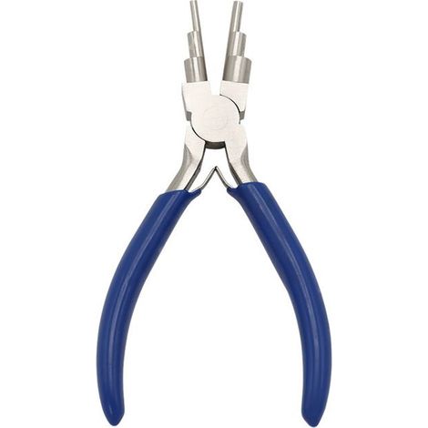 Pince à cintrer le fil pour la fabrication de bijoux, 2-9 mm, avec 6 anneaux de tailles différentes et des bagues de fixation en acier inoxydable. (1/5)