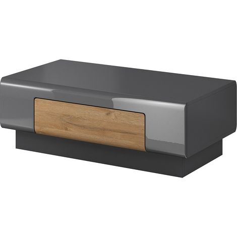 Tavolino collezione OHIO. Mobile stile CONTEMPORANEO color grigio e quercia. (1/4)