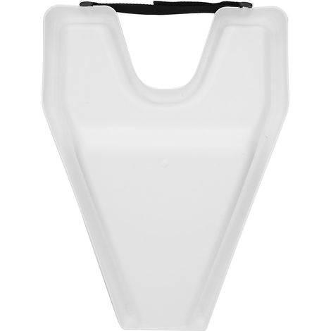 Bac de lavage cheveux portable blanc pour patients à mobilité réduite, plateau rinçage shampooing mobile (1/5)