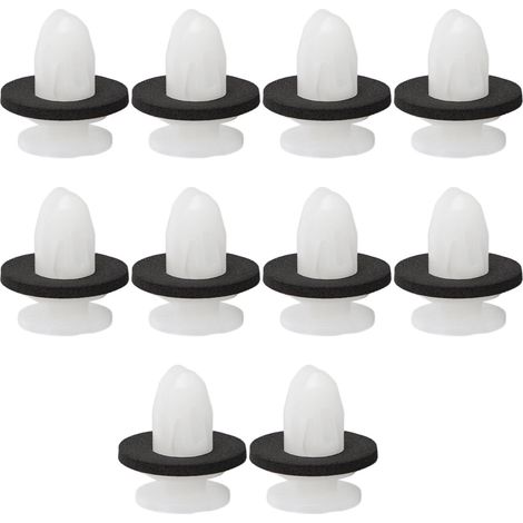 10 clips retenue panneau soubassement plastique – Longue durée 228084 remplacement C4 DS3 DS5, carrosserie (1/5)