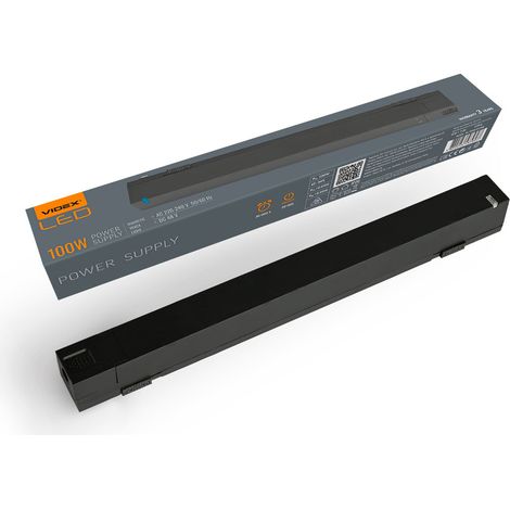 Alimentatore per il sistema di illuminazione a binario magnetico Videx VL-trms-P100B da 100W (1/5)