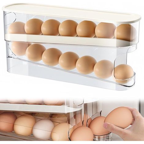 Porte-œufs, distributeur automatique de rouleaux d'œufs transparent (1/5)