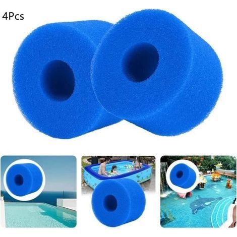 (Blau) Bestway Typ VI Schwammfilter für Pools und Spas – Wiederverwendbar und waschbar – Blau