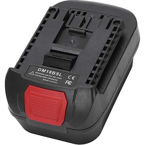 Adaptateur convertisseur de batterie DM18BSL pour batterie Li-ion Milwaukee 18V/20V (1/5)