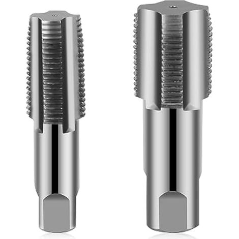 2 Pièces Coffret Tarauds et Filières Kit,1/2,3/4 Pouce Outils de Filetage (1/5)