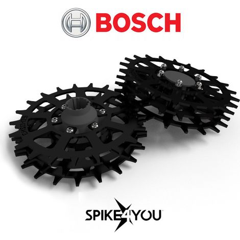 Roues pour robot tondeuse BOSCH INTEGO, en acier inoxydable, 3 mm (1/3)