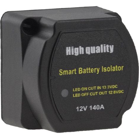 Relais de coupure sensible à la tension (VSR) pour 5 isolateurs de batterie double, 12 V 140 A, pièces automobiles, convient aux camping-cars