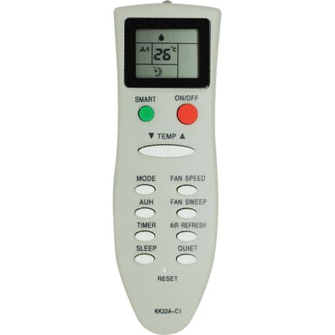 Télécommande Universelle Climatiseur Compatible Changhong KK22A-C1 - (1/4)