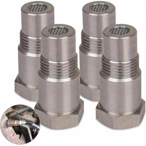 Rallonges de Capteur Détrompeur Lambda, 46mm Sonde Lambda Après Catalyseur, Adaptateur Capteur d'Oxygène Automobile M18 x1.5, Rallonges de Capteur Détrompeur Lambda pour Voiture (1/5)