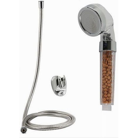 TRADE SHOP - Kit Doccetta Doccino Soffione Doccia Bagno Con Laccio 1,8 Mt Staffa Filtro 59175 -