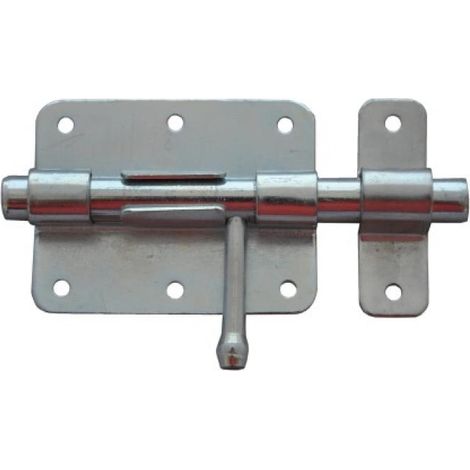 Verrou de box bouton poire diamètre 12mm bichromaté - JARDINIER MASSARD - M-498123