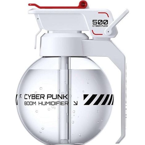 Available in 1 color: white. Material: plastic + electronic humidifier, cyberpunk essential oil diffuser, U.