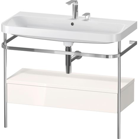Duravit Happy D.2 Plus c-shaped Set avec console métallique et