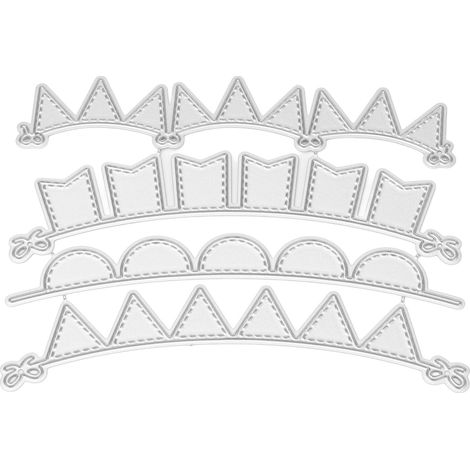 1 Matrice de découpe en acier au carbone, gabarit pour cartes, scrapbooking, fêtes (1/5)