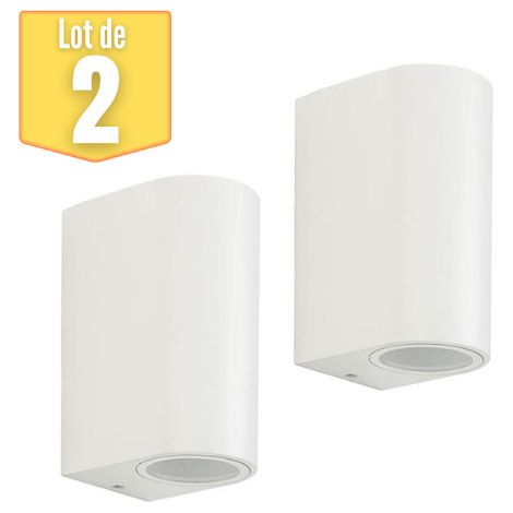 Lot de 2 appliques SPIDER-2D 2x35W GU10 IP44 Blanc (1/3)